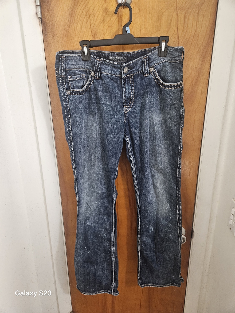 Silver Jeans Women's Boot Cut Dark Wash Denim